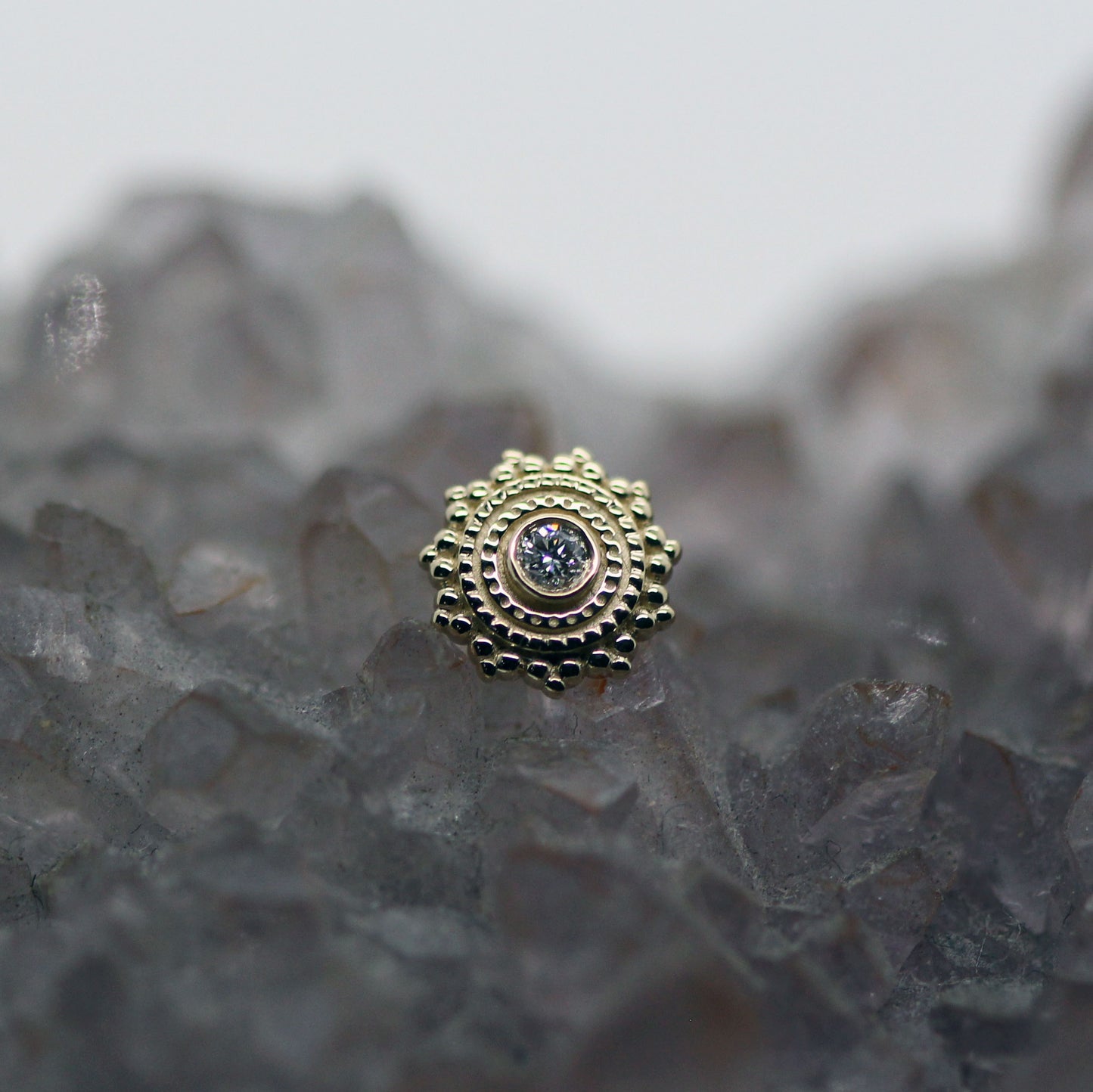 BVLA 14k Gold Afghan Threadless End