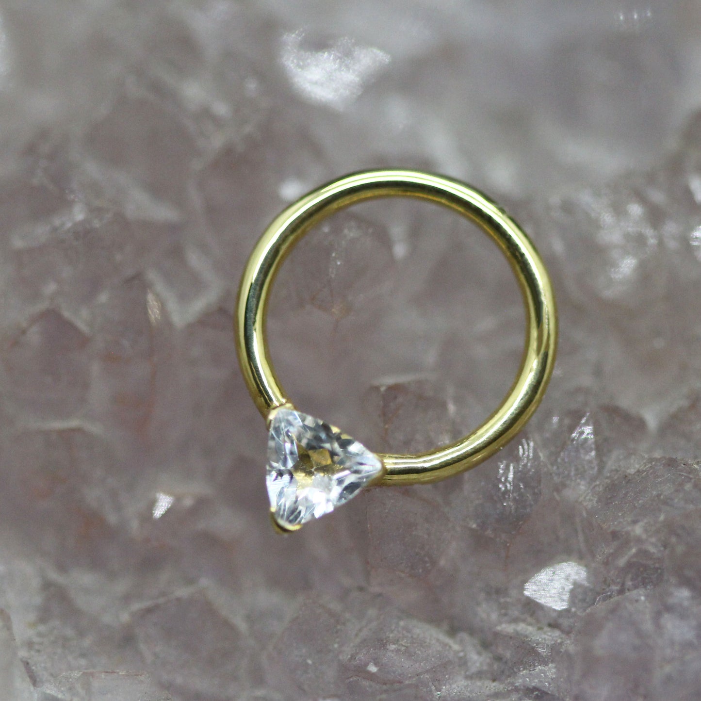 Anatometal Trillion Seam Ring