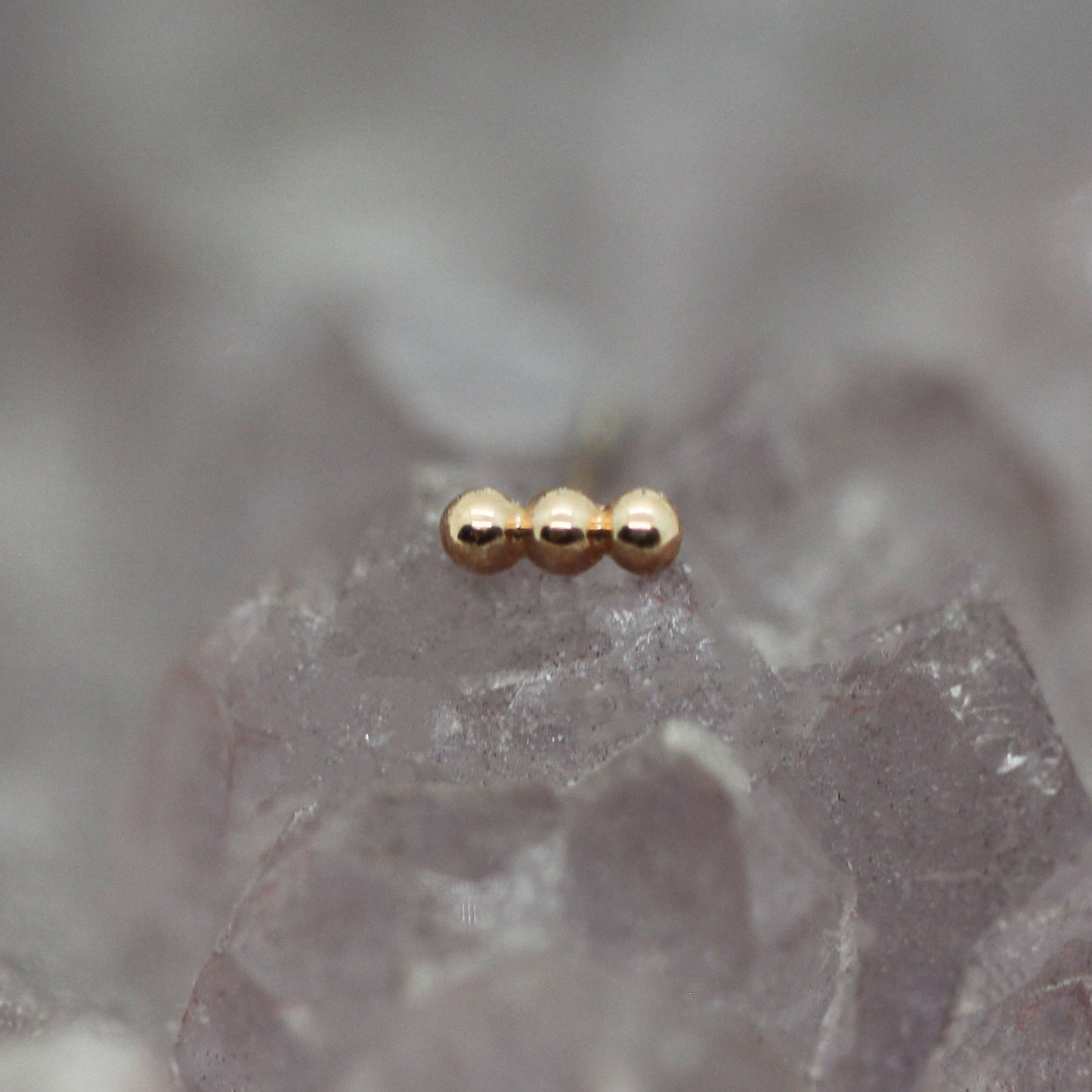 BVLA Linear Tri Bead Threadless End