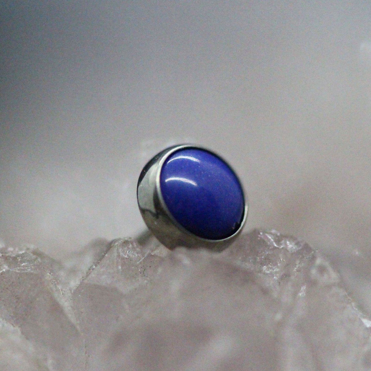 Threadless Cabochon Gem End