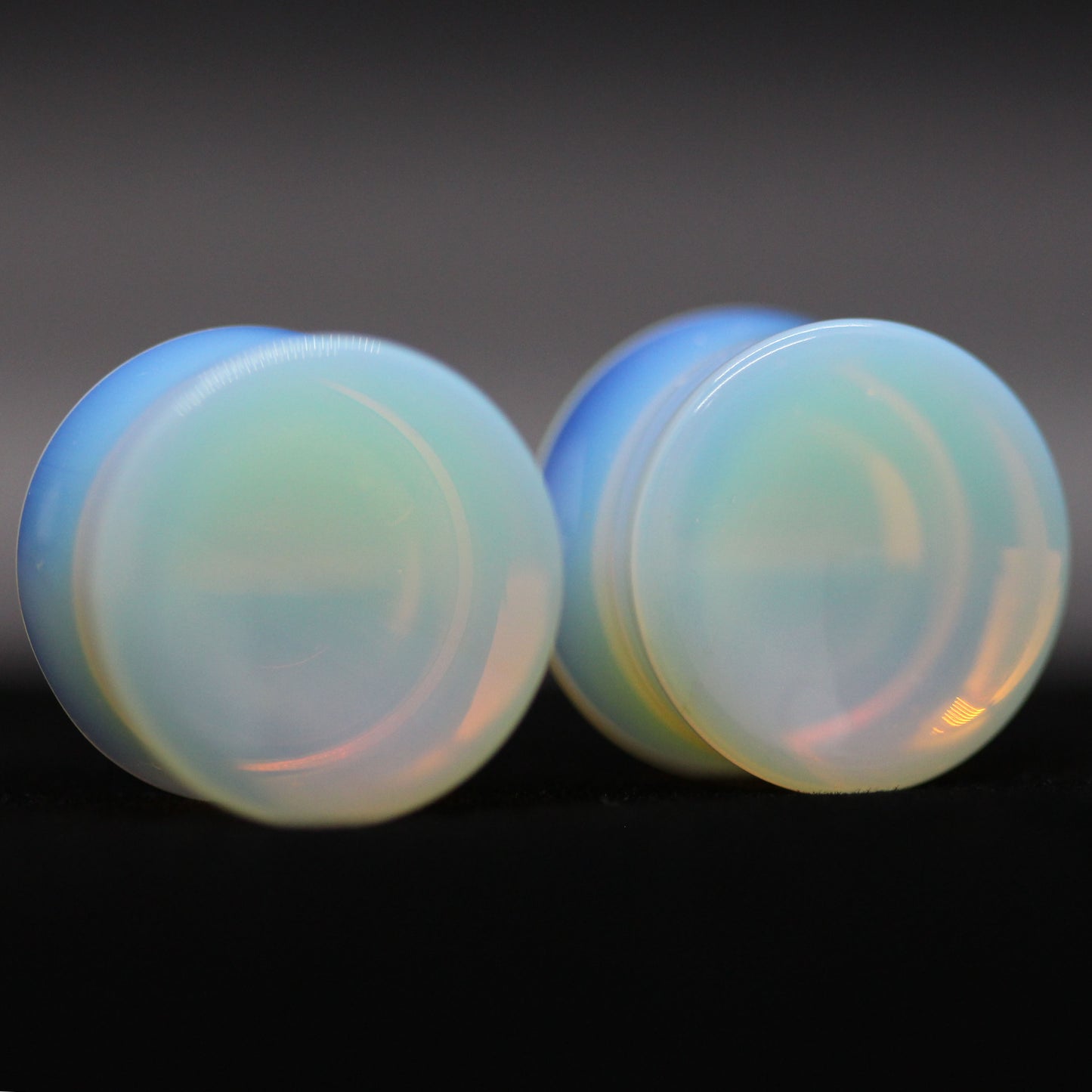 Opalite Double Concave Plugs