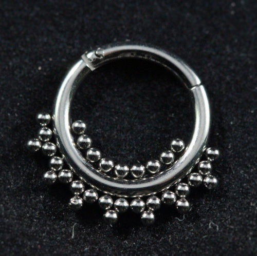 Double Row Solar Titanium Septum Clicker image 1