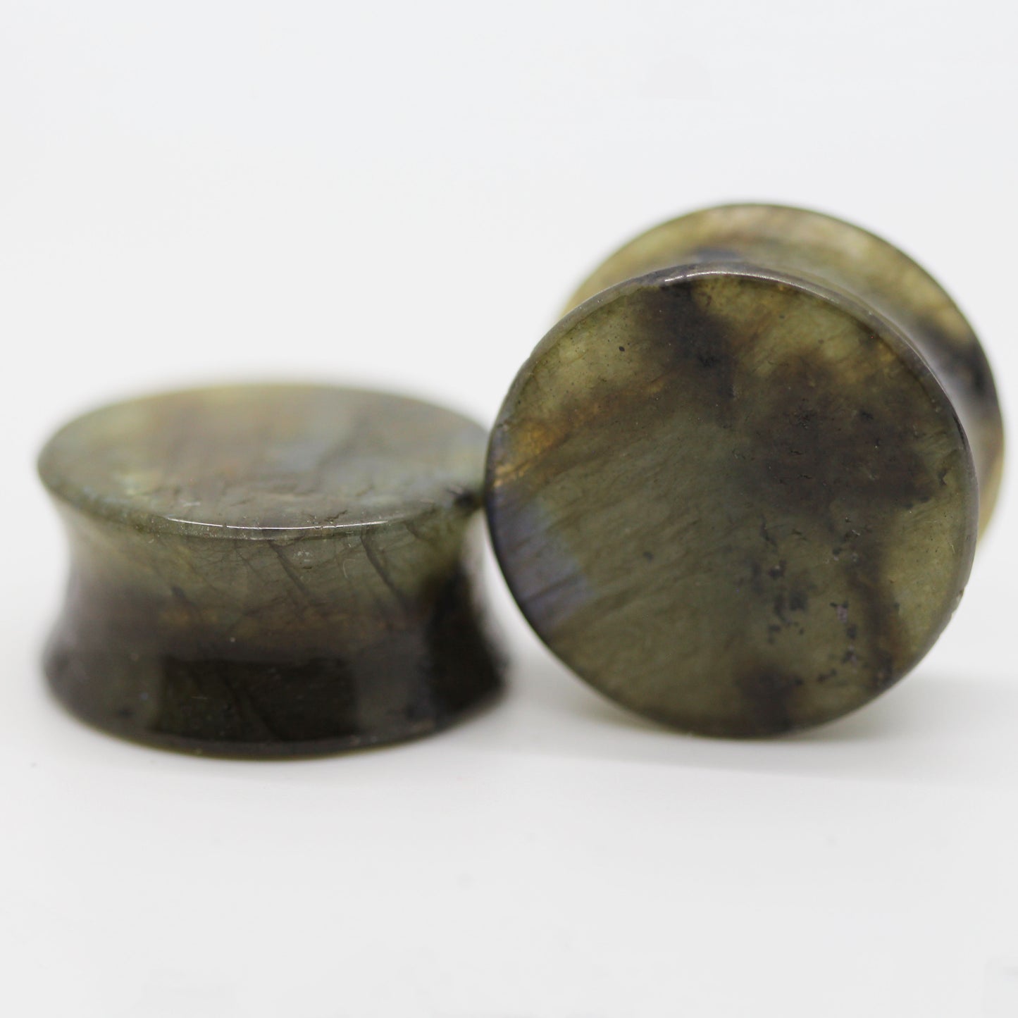 Grade B Labradorite Plugs