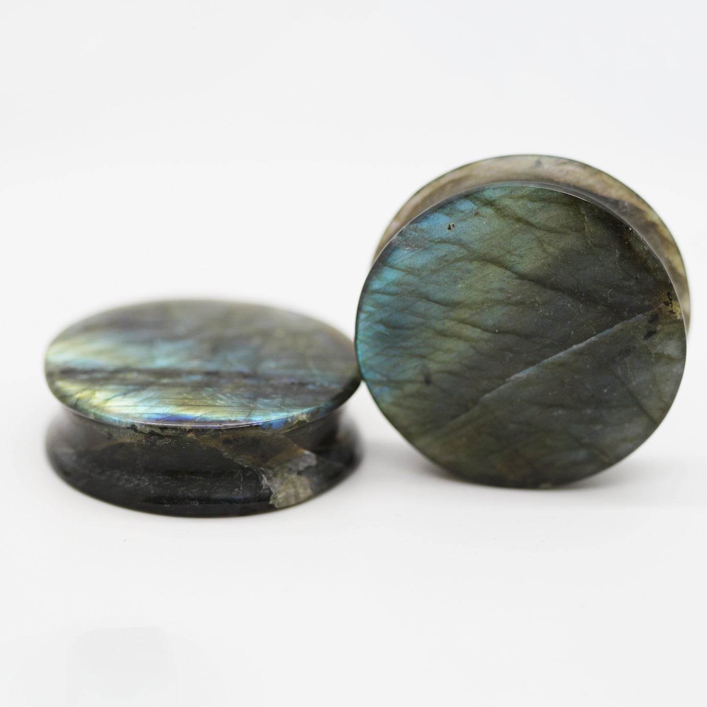 Grade B Labradorite Plugs