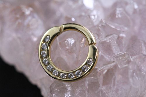 BVLA 14k Yellow Gold Symphony with Cubic Zirconia image 0