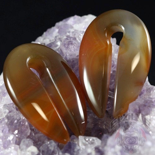 Carnelian Rounded Keyhole Weights image 0