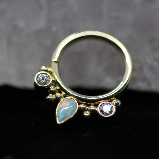 BVLA Eden Pear Seam Ring