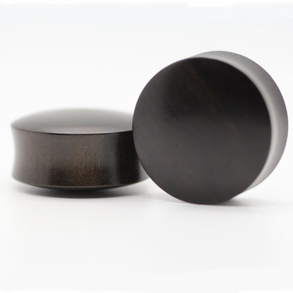 Gabon Ebony Convex Plugs