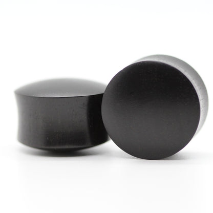 Gabon Ebony Convex Plugs