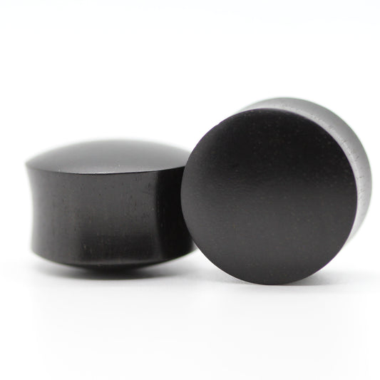 Gabon Ebony Convex Plugs