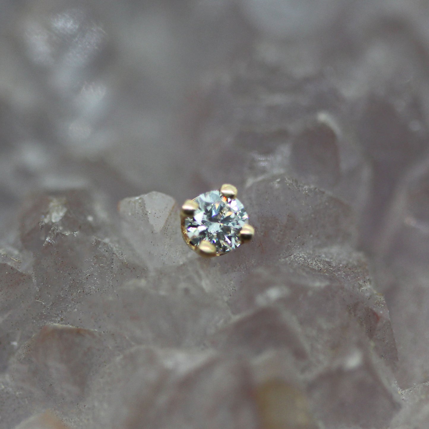 Genuine Diamond Threadless End