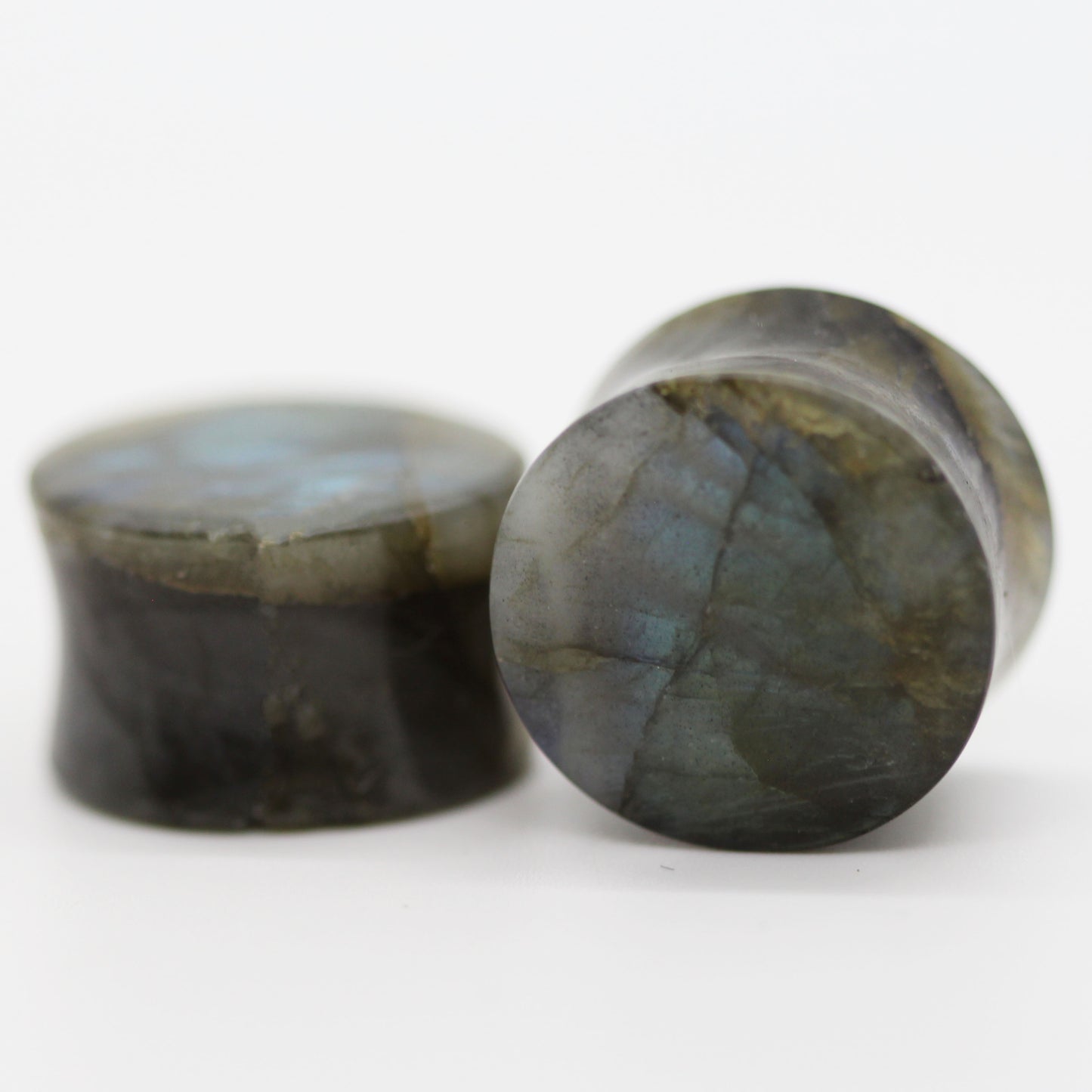 Grade B Labradorite Plugs
