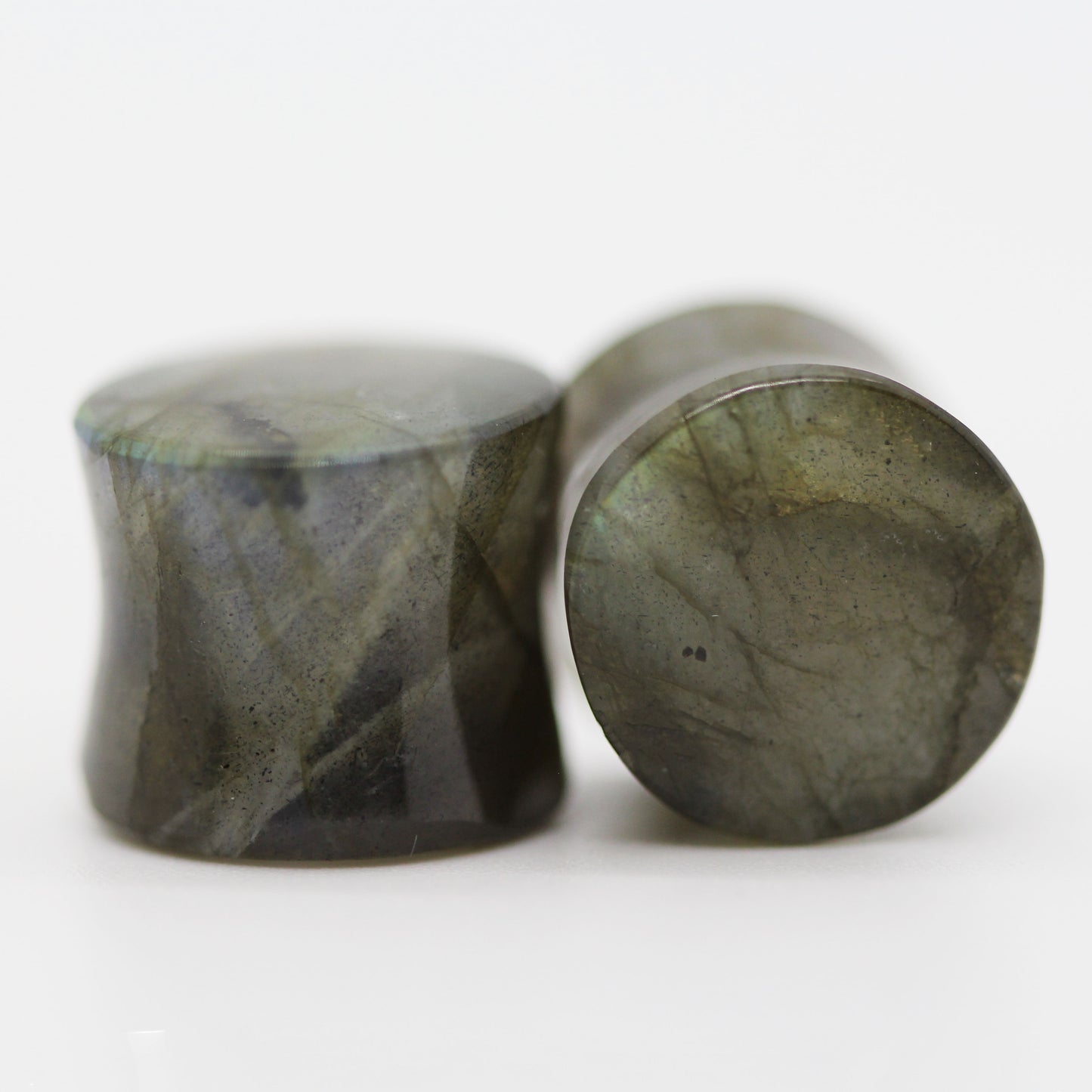 Grade B Labradorite Plugs
