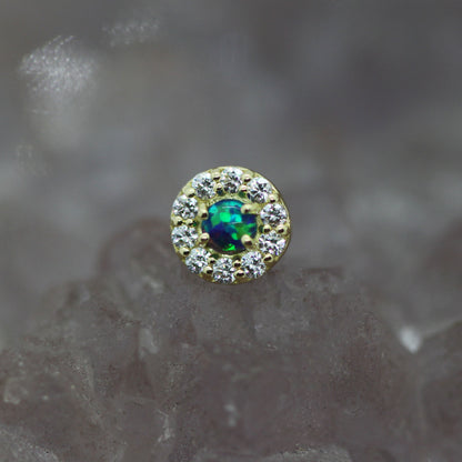 Opal Halo Threadless End