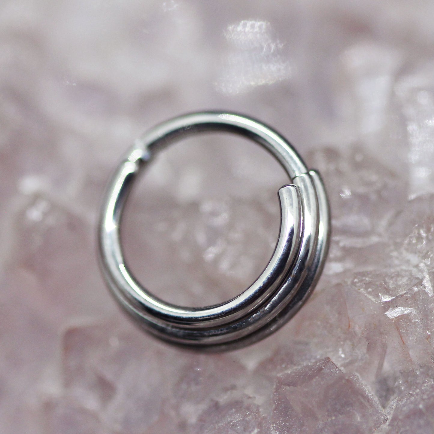 Polished Three Ring Clicker