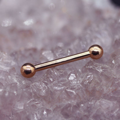 Solid Gold Barbell