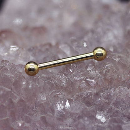 Solid Gold Barbell